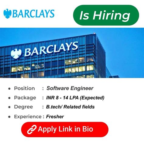*Barclays* *is hiring for the role of* *Software Engineer*! *Expected ...