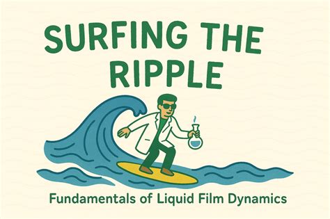 Pre-conference training - Beyond the free surface: liquid film flow ...