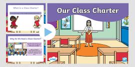 Editable Class Charter Template | Our Class Rules Charter