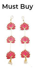 Buy Divyakosh Lotus Wall Hanging for Temple, Stage Decor, Handmade ...