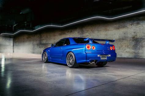 Paul Walkers Nissan R34 GT-R from the Fast and Furious franchise sells ...