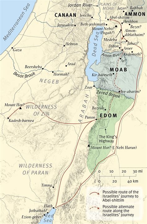 The Journey to Canaan