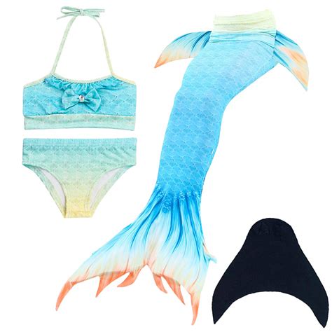 Buy DQTOFIN Mermaid Tails for Swimming, Swimsuits for Girls, Swimmable ...