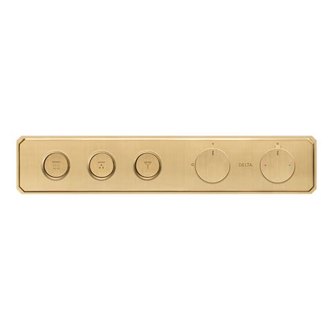 MagnaChoice Push Button Thermostatic Trim | Delta Faucet Shower Control ...