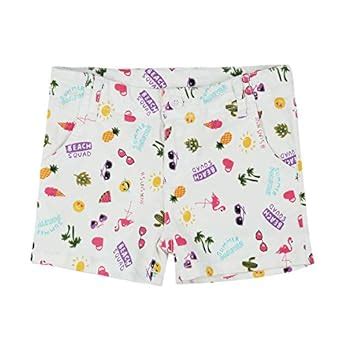 Pantaloons Junior Girl's Cotton Shorts (110050103_White_9-10 Yrs ...