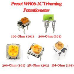 Buy Industrial Grade Multiturn Potentiometer – 1K to 100K Ohm Range