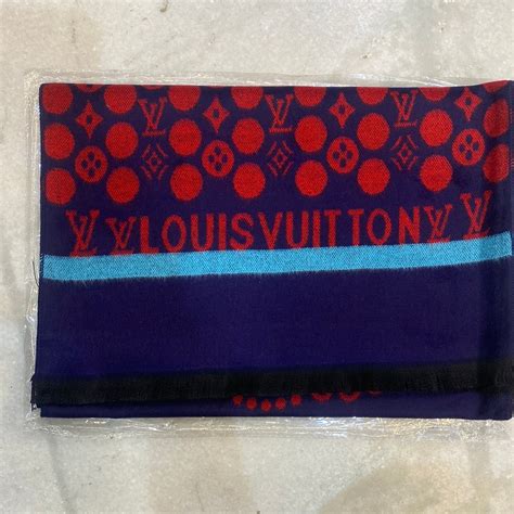 Vl Lou Uol Navy Blue Colour With Red Lou Logo Imported Muffler 49051 ...