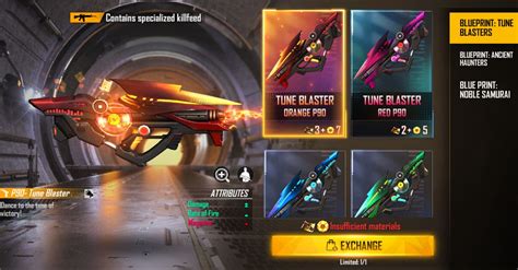 How to get Tune Blaster Orange P90 in Free Fire MAX incubator this week