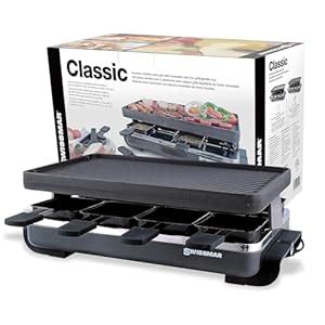 Buy Swissmar 8-Person Classic Raclette with Reversible Cast Iron Grill ...