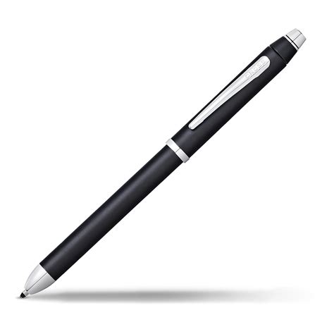 Cross Tech3+ Multifunction Pen with Stylus, Satin Black with Chrome ...