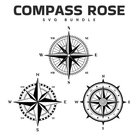 Image result for Simple Compass Rose SVG