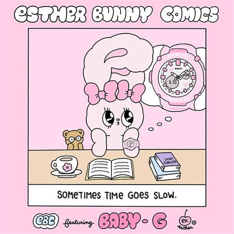 Sometimes time goes slow. - ESTHER BUNNY COMICS - Girl's PARTY! | CASIO ...