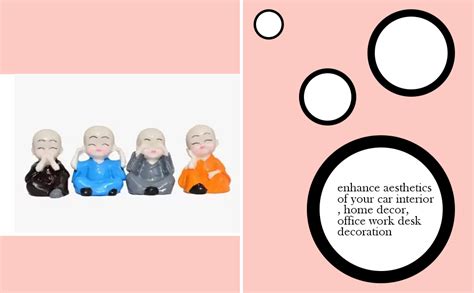 Buy PASCAL Decorative Resin Buddha Baby Monk Statues Baby Laughing ...