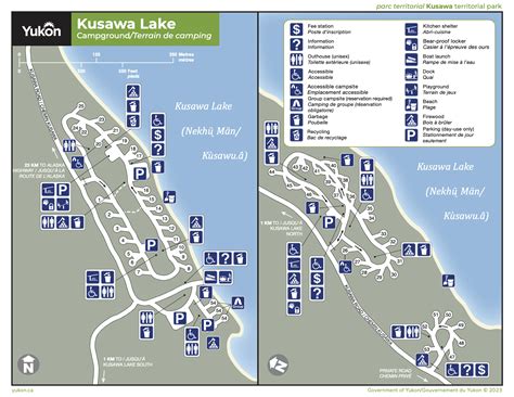 kusawa-lake-campground-map