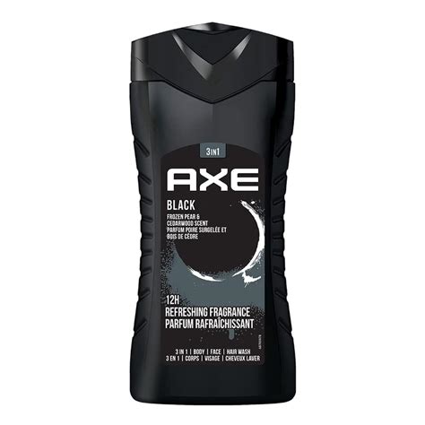 Buy Axe Black 3 In 1 Body, Face & Hair Wash For Men, Long-Lasting ...
