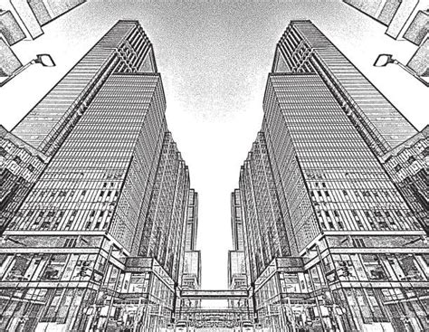 Building Cartoon Low Angle View 的图像结果