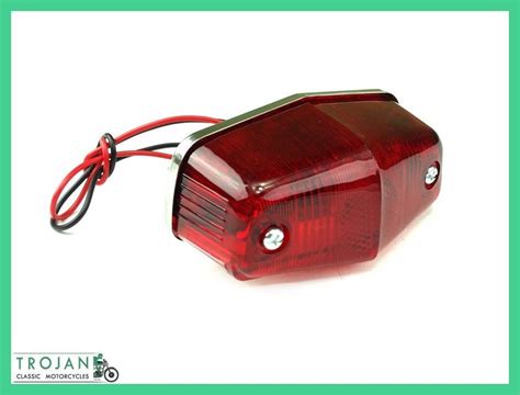 LUCAS 525 TYPE REAR LIGHT 4 BSA TRIUMPH T100 T120 TR5 ￡4.63 yellowcaps.in