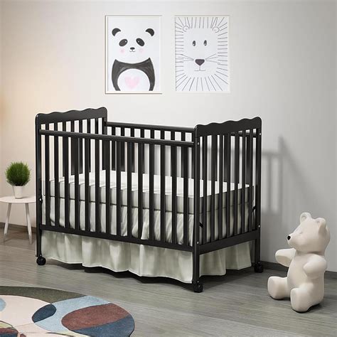 Amazon.com : HIROHRTV Baby Crib 3-in-1 Convertible, Modern Baby Bed ...
