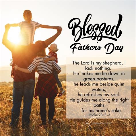 Blessed Father’s Day Wishes with Bible Verses | EntheosWeb