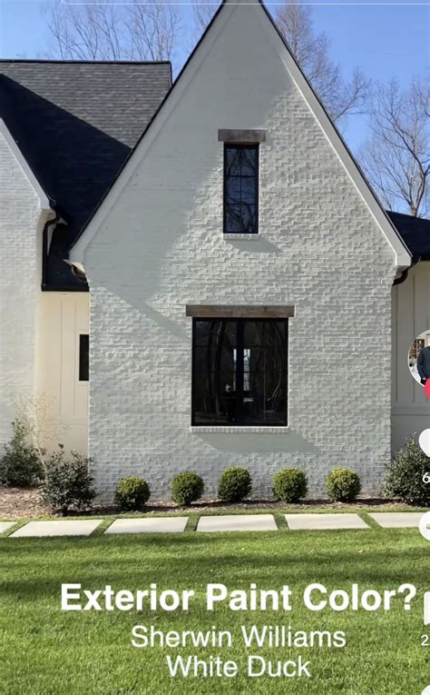 Pin on White Brick Homes | Brick exterior house, Painted brick ...