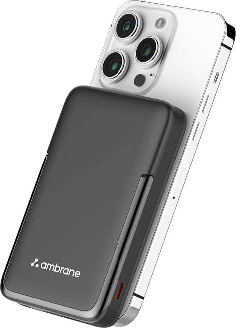 Ambrane 10000mAh Magsafe Fast Wireless Charging Power Bank, Strong ...
