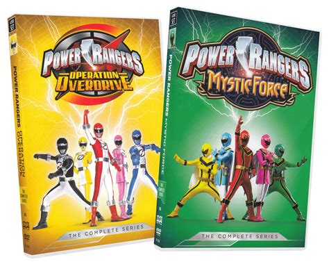 Power Rangers The Complete Series Operation Overdrive And Mystic Force ...