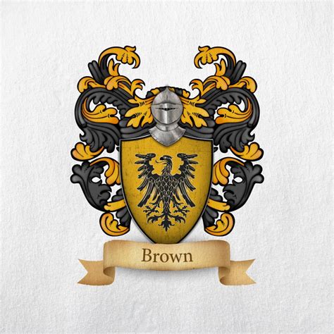 Brown Coat of Arms (digital Download) - Etsy