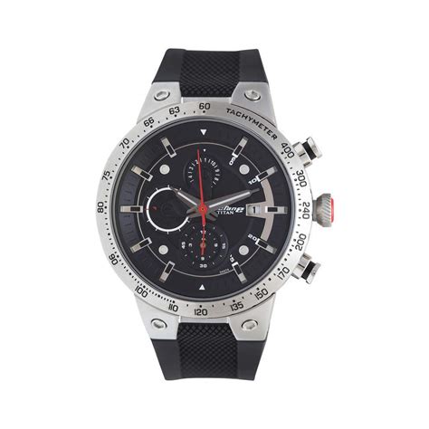Titan Octane Black Dial Chronograph Strap watch for Men-NP1761KP01 ...