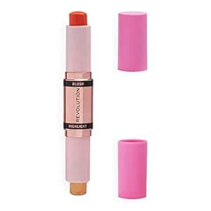 Buy Makeup Revolution- Blush & Highlight Stick- Coral Dew | Creamy ...