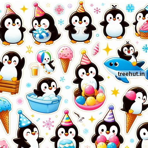 Printable Penguin Stickers and 18 Craft Activities for Kids, Adults ...