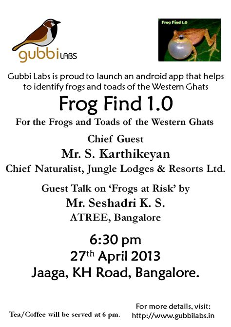 Frog Find 1.0 is here for FREE! | Gubbi Labs