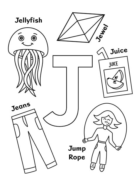 FREE Letter J Worksheets for Preschool! ⋆ The Hollydog Blog | Letter ...