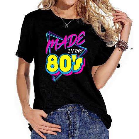 Made In The 80S 1980S Retro Nineteen Eighties Vintage Music T-Shirt ...