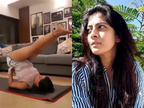 Varalaxmi's aces home workouts; but cautions not to try it without ...