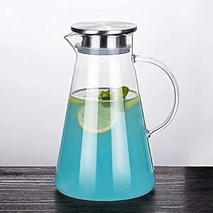 Buy Lawei Italian Premium Clear Glass Classical Borosilicate Water Jug ...