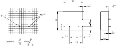 OB 5693.11/915 1L1 AC 24V Dold | Dold PCB Mount Latching Power Relay ...