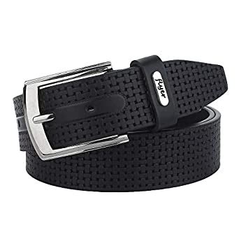 Buy Flyer Men's Leather Belt (Formal/Casual) (Colour -Black) (Size -28 ...