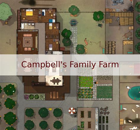 Campbell's Family Farm Map | Cthulhu Architect