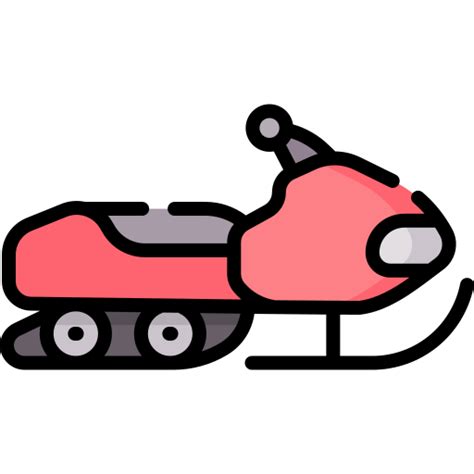 Snow bike - Free transport icons