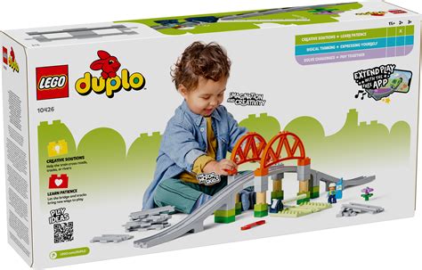 DUPLO® Town Train Bridge and Tracks Expansion Set 10426 Building Kit ...