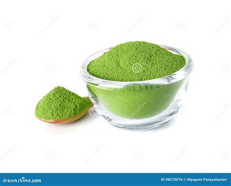 Powdered matcha green tea stock photo. Image of matcha - 98070676