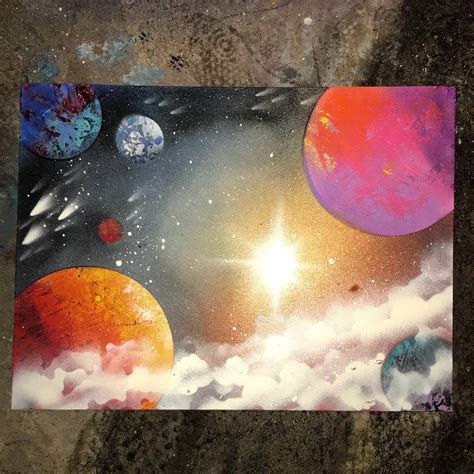 Solar System Painting at PaintingValley.com | Explore collection of ...