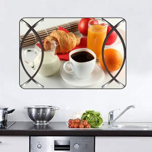 Archi Graphics Studio 80 cm Kitchen water/oilproof black coffe ...