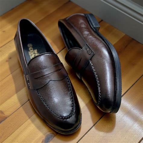 Coach Leather Penny Loafers - Spark Kart