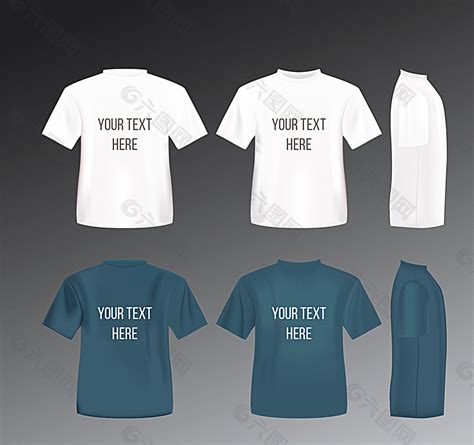 T恤短袖模板 - 素材公社 tooopen.com