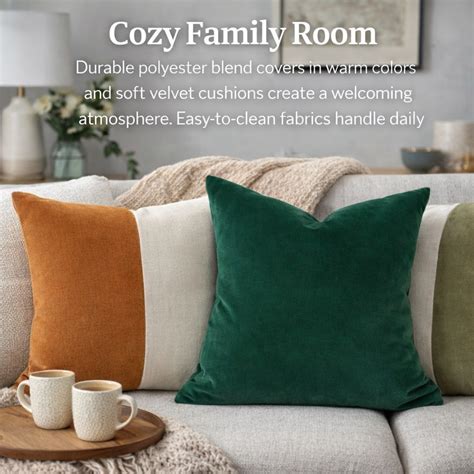 What cushion cover styles are best for modern homes?