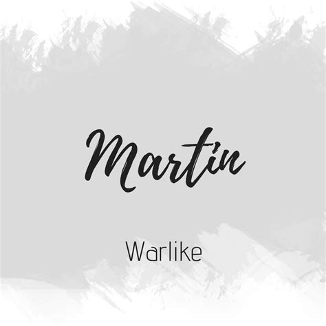 Martin | Names with meaning, Name inspiration, Pretty names