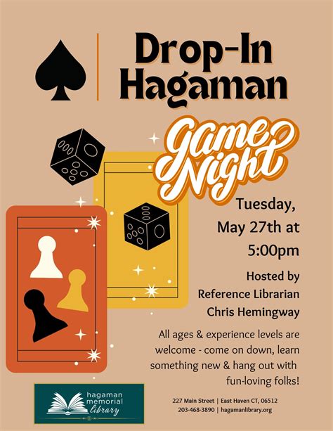 May 27 | Game Night | East Haven, CT Patch