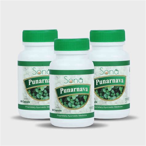 Sona Punarnava Capsules - 60 Capsules (Pack of 3) – SonaHealthCare