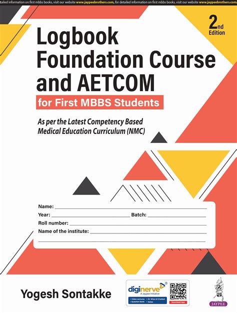 LOGBOOK FOUNDATION COURSE AND AETCOM FOR FIRST MBBS STUDENTS 2/E, 2025 ...